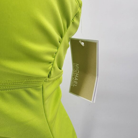 Michael Kors Size 14 Limeade One Piece Swimsuit NWT $118 MSRP - Picture 7 of 10